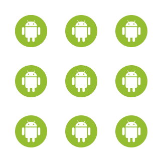 Flat Round System icons pack