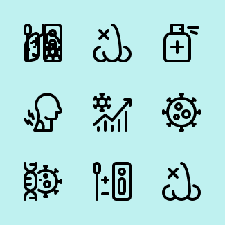 Corona Virus icons pack