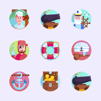 Sailor icons pack