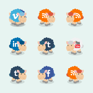 Follow the herd icons pack