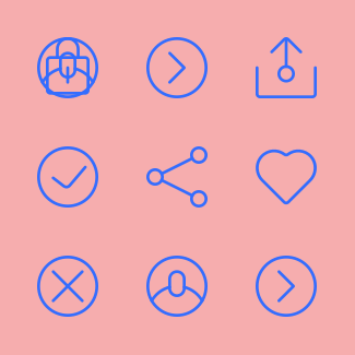 General Blueline icons pack