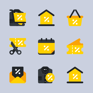 Discount icons pack