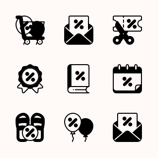 Discount icons pack