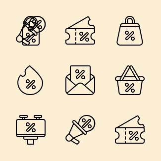 Discount icons pack