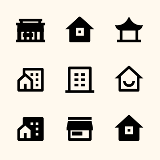 Remix - Buildings icons pack