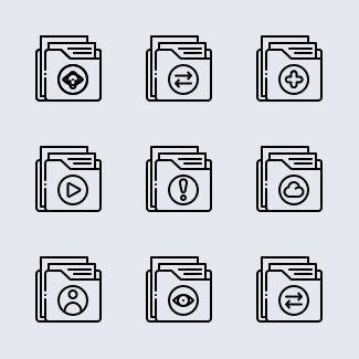 Folders icons pack