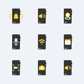 Mobile Functions icons pack