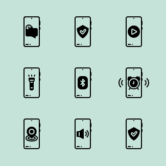 Mobile Functions icons pack