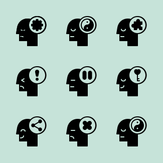 Human Mind icons pack
