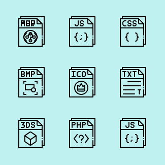 Files icons pack