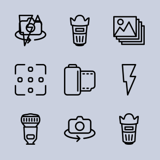 Photos icons pack
