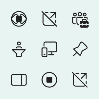 Fluent Outline 20px vol.5 icons pack