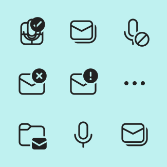 Fluent Outline 20px vol.4 icons pack