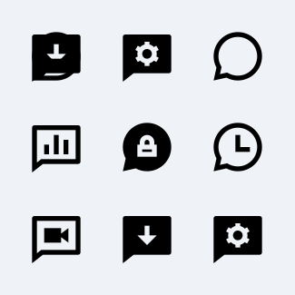 RemixIcon - Communication icons pack