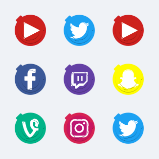 Circle Social Media Pack icons pack