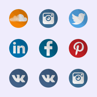 Modern Social Free icons pack