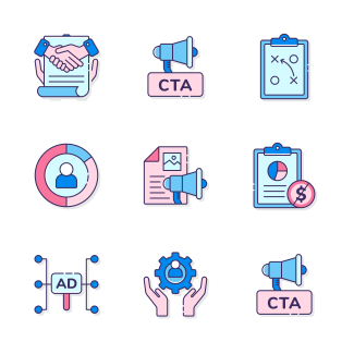 Social Media Agency icons pack
