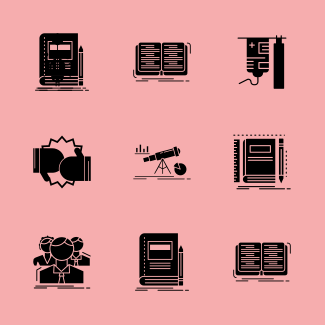 Business & Finance glyph V1 icons pack