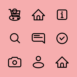 UIUX 001 (Line) icons pack