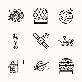 Space icons pack