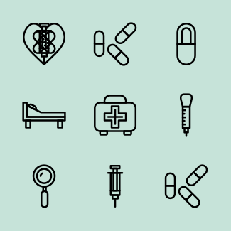 Medical icons pack
