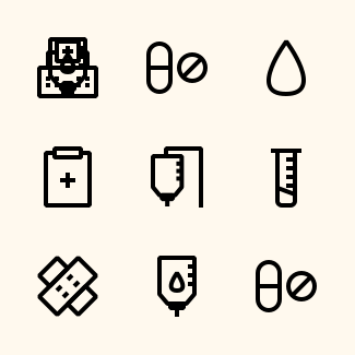 Medic - Outline icons pack