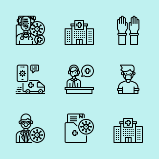 Virus icons pack