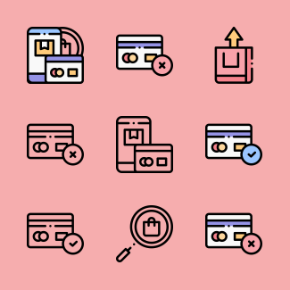 Online Shopping icons pack