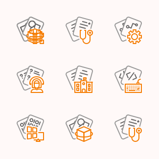 File Types Outline icons pack