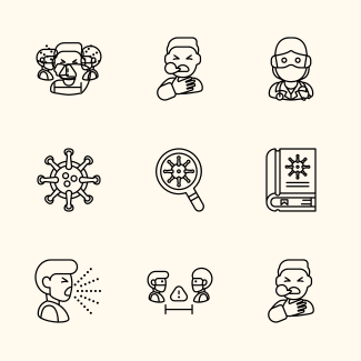 Virus icons pack