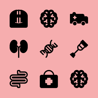 Healthcare and Medical icons pack
