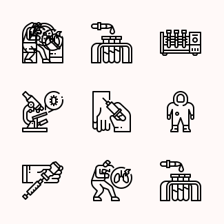 Virus icons pack