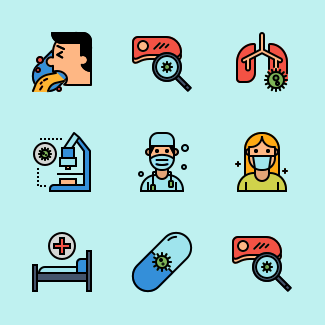 Covid-19 icons pack