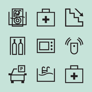 Amenities - Outline II icons pack