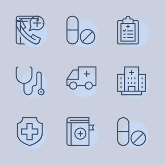 Corona virus icons pack