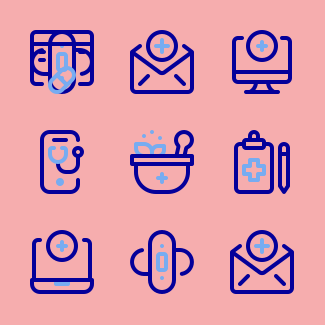 OKKU : Online Healthcare icons pack