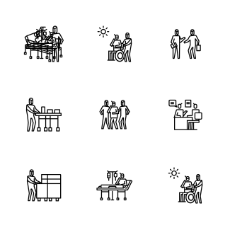 Corona Medical Activity icons pack