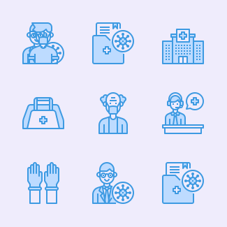 Virus icons pack