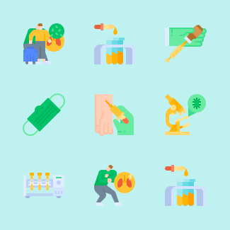 Virus icons pack