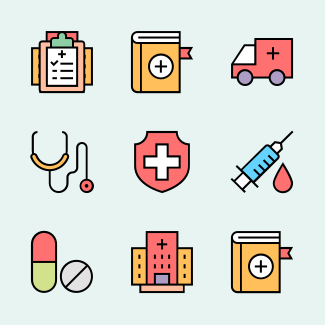 Corona virus icons pack