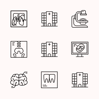 Mri & x-ray icons pack