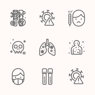 Corona Virus icons pack