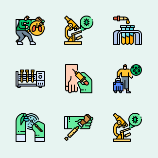 Virus icons pack