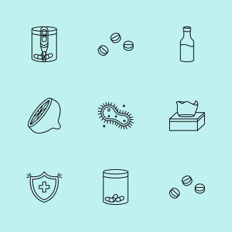 Medicine Corona Virus icons pack