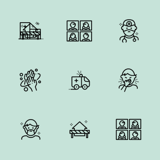Coronavirus (Covid19) icons pack