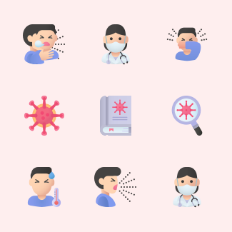 Virus icons pack