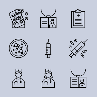 Medical icons pack