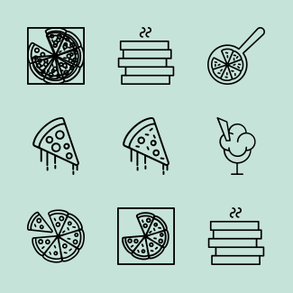 Take away icons pack