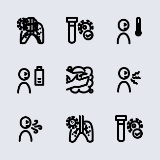 Corona Virus 32px icons pack