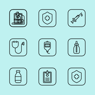 Medical icons pack